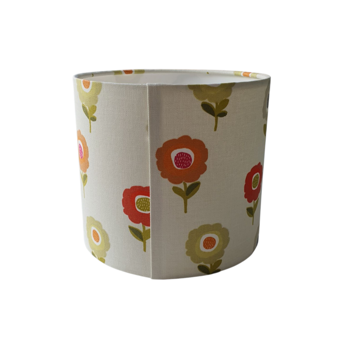 Handmade 20cm Drum Lampshade - Fryetts Elsa Tutti Frutti Fabric