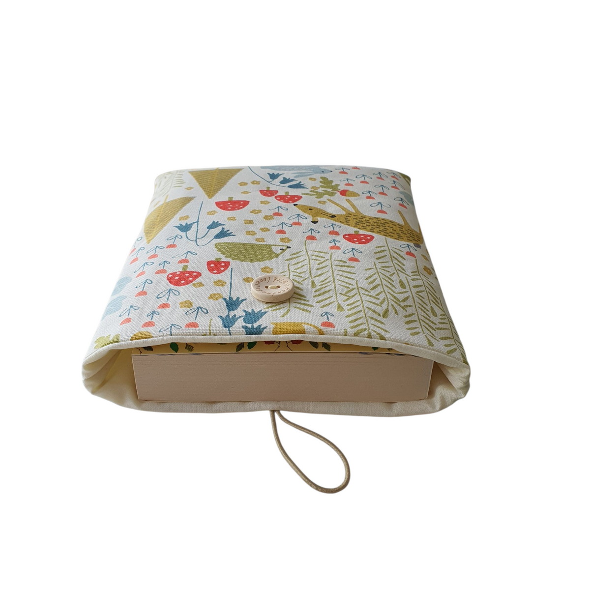 The handmade padded Book Sleeve would protect standard paperbacks from wear and tear whilst being carried on the go.