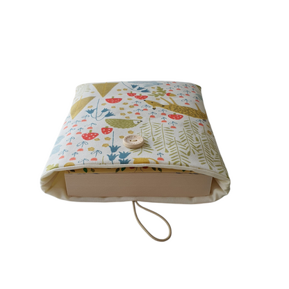 The handmade padded Book Sleeve would protect standard paperbacks from wear and tear whilst being carried on the go.