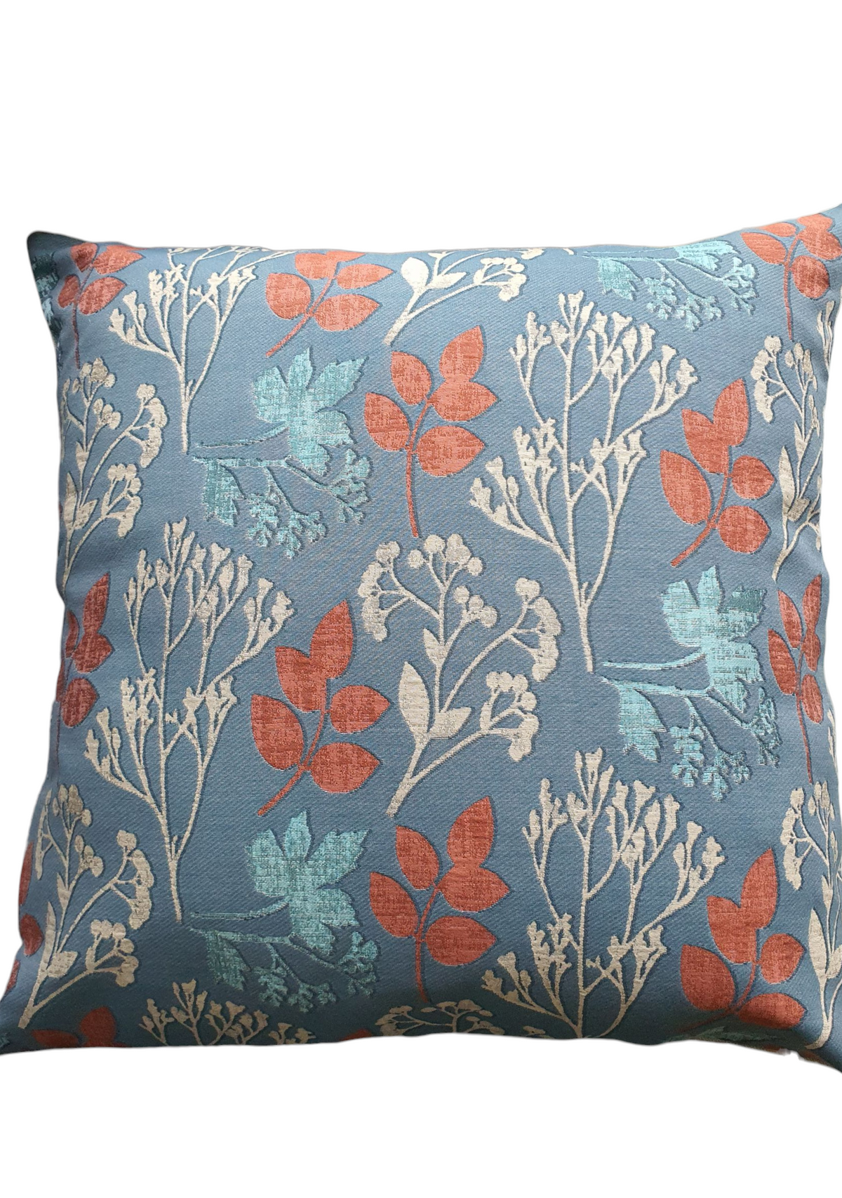 The handmade zipped patterned cushion cover is approximately 45cms square (17.5 inches by 17.5inches) and would be suitable for an 18 inch insert for plumpness.  Please note the listing is for the cushion cover only and does not include the cushion insert.