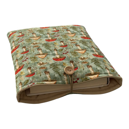 As well as being suitable to protect an iPad, Tablet or Kindle, the padded pouch would also protect books from wear and tear whilst being carried on the go.  Please note the book in the photo is not included and is for illustrative purposes only.