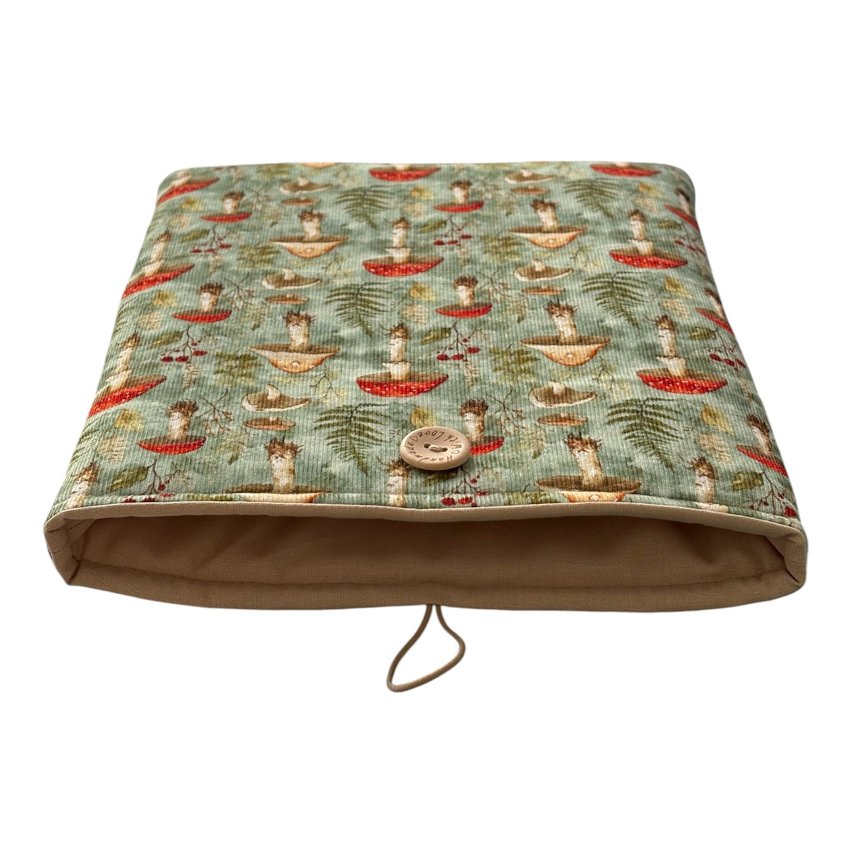 Handmade Padded iPad Pouch, Book Pouch, Book Sleeve, Book Lovers Gift