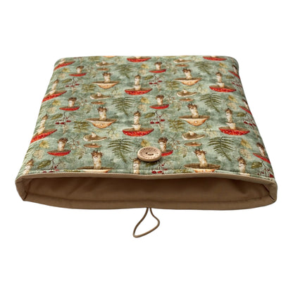 Handmade Padded iPad Pouch, Book Pouch, Book Sleeve, Book Lovers Gift