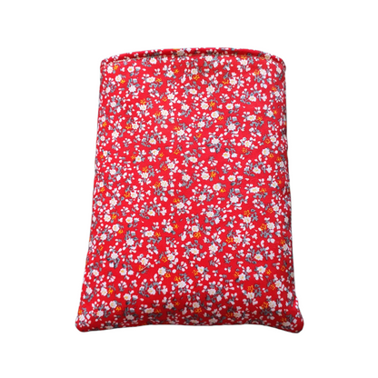 Handmade Padded Ditsy Daisy Book Pouch, Book Lovers Gift, Book Sleeve, Book Cover, Book Accessory, Book Bag, Book Protector