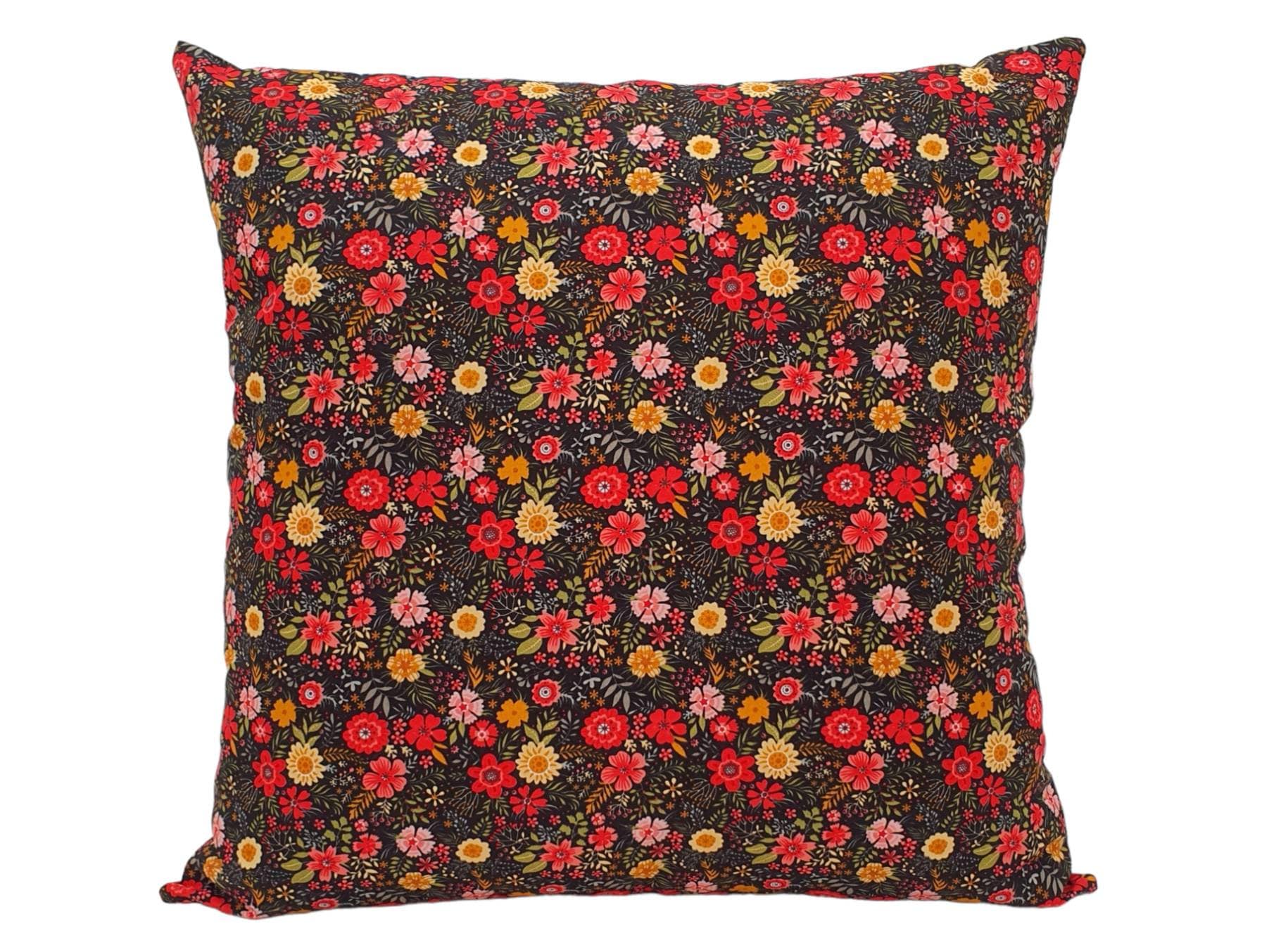 Ditsy Daisy Wildflowers Handmade Zipped Cushion Cover